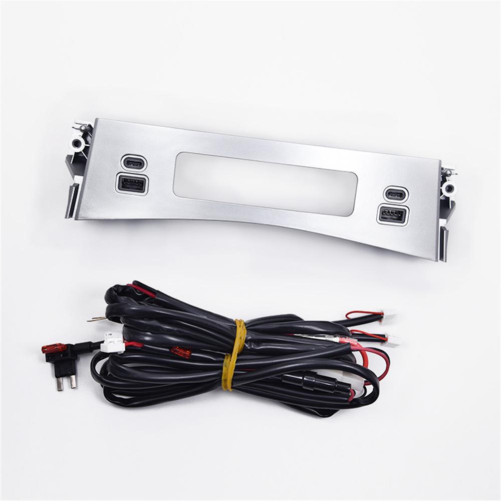 Модифицированная нижняя панель кондиционера с USB-зарядкой для Toyota Corolla 10-13, версия с отверстием