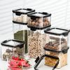 Sealed Can Transparent Large Capacity PP Visible Food Storage Container for Home