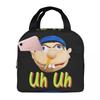 Jeffy I Hate Green Beans Insulated Lunch Bag for Kids School Cooler Thermal Food Box Tote Portable Lunch Boxes Container