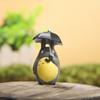 Сосед Мой Тоторо с зонтиком ПВХ Фигурки Модель Игрушка Подарки Украшение