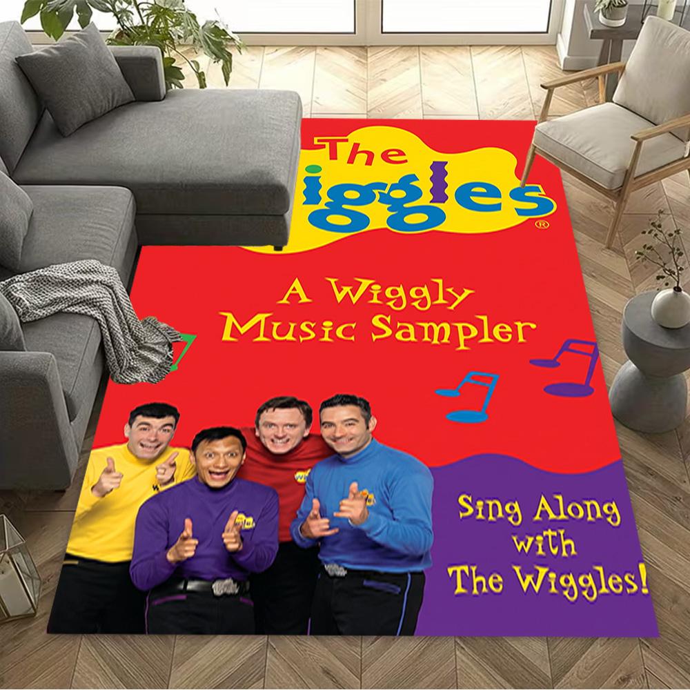 Wiggles Band Performance Carpet Suitable for Bedrooms Playrooms Foyer Kitchen Anti-slip Rug Decorate Offices