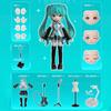 Оригинальная Hatsune Miku Q-версия 17-е Чудесное Издание Miku Singer Фигурка Действия Подвижные Суставы Сборная Игрушка Кукла Подарок