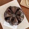 Vintage Leopard Print Large Scrunchie For Women Girls Sweet Hair Ornament Hair Tie Hair Band Hair Ring Hair Accessories