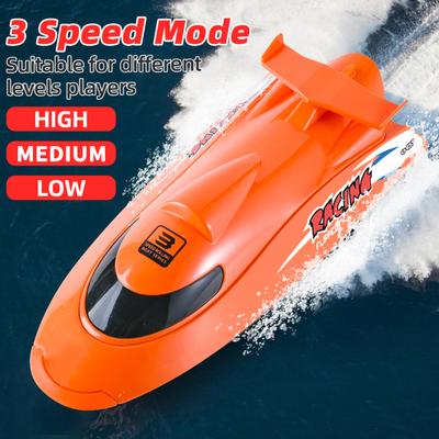 Лодки с дистанционным управлением Flytec V009, 2,4G, 30 км/ч, турбинный привод, радиоуправляемая лодка, 3 скорости, регулируемые