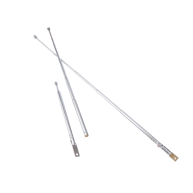 17/25Cm 5 Section Metal Full-Channel Am Fm Radio Antenna Telescopic Antenna Rotating Antenna Aerial M2.5