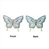 Fabric Iron On Patches DIY Bag Butterfly Fabric Applique Embroidery Butterfly Patch  Clothing