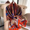 High-quality Luxurious Silk Scarves Headband Scarfs Neck Scarf For Women Chain Silk Scarf Women's Decorative Shawl