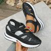 Ladies Shoes High Quality Buckle Strap Closed Toe Office Sandals Plus Size