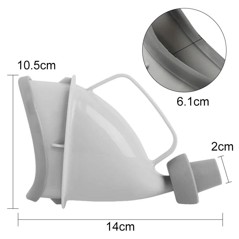 Portable Emergency Urinal Leak Proof Sealed Universal Fit Pee Bottle 1Pcs for Outdoor Hiking Travel Car Long Trips