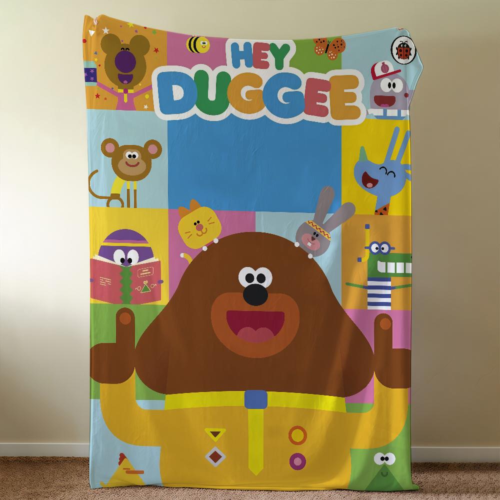 H-HeyS-ES D-Dug-geeS-ES Cartoon Cute Blanket Throw Super Cosy Plush Living Room Sofa Couch Childish Birthday Gifts
