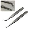 2pcs Tweezers Tip Tweezers Anti-magnetic Curved Straight