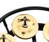 MEINL Percussion Professional Series Hihat Tambourine Solid Brass THH1B-BK []