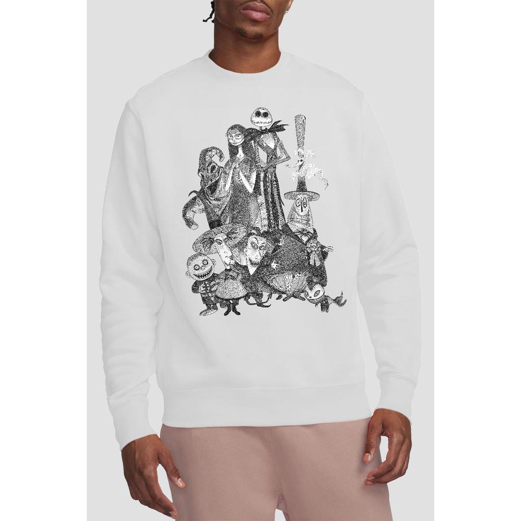 Кошмар перед Рождеством Унисекс Взрослый Свитшот с рисунком Джека Салли Монстра