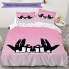Jul C'Est Pas Des Lol Pattern Bedding uilt Set uilt Cover Pillowcase Home Decoration Birthday Gift (1 * duvet cover + 2 * pillowcase without core)56