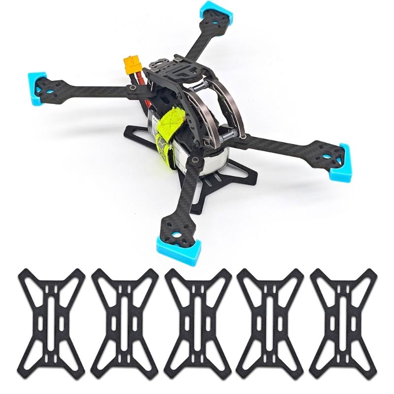 5PCS PETG Drones Battery Base Protector Plate Lightweighted Designing Easy Installation For 38mm UAV Battery