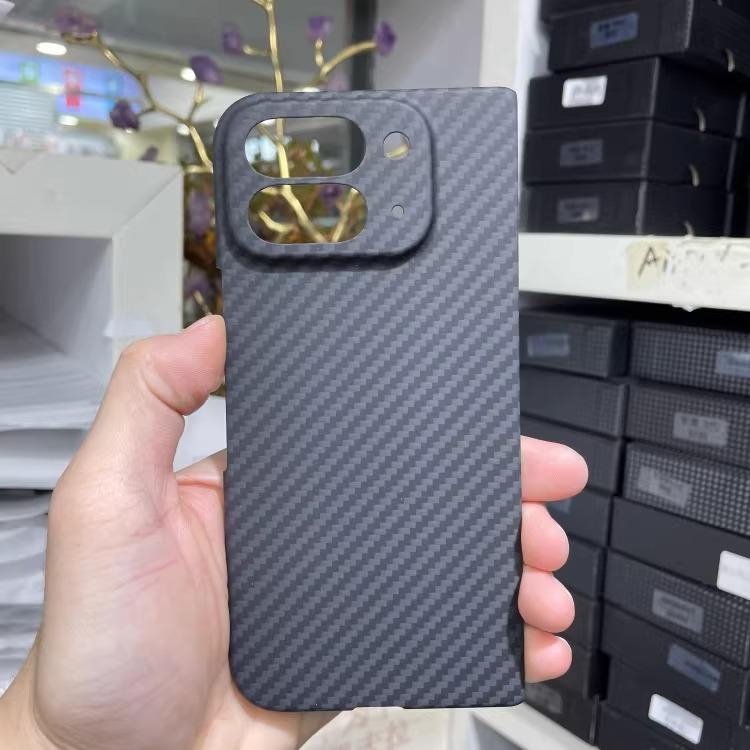 Real Carbon Case for Google Pixel 10 Pro Fold Ultra-thin Aramid Fiber Phone Cover for Google Pixel 10 Pro Fold Case