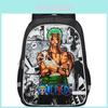 Рюкзак One Piece Луффи для детей Школьный рюкзак Прочный нейлон Мультяшный дизайн