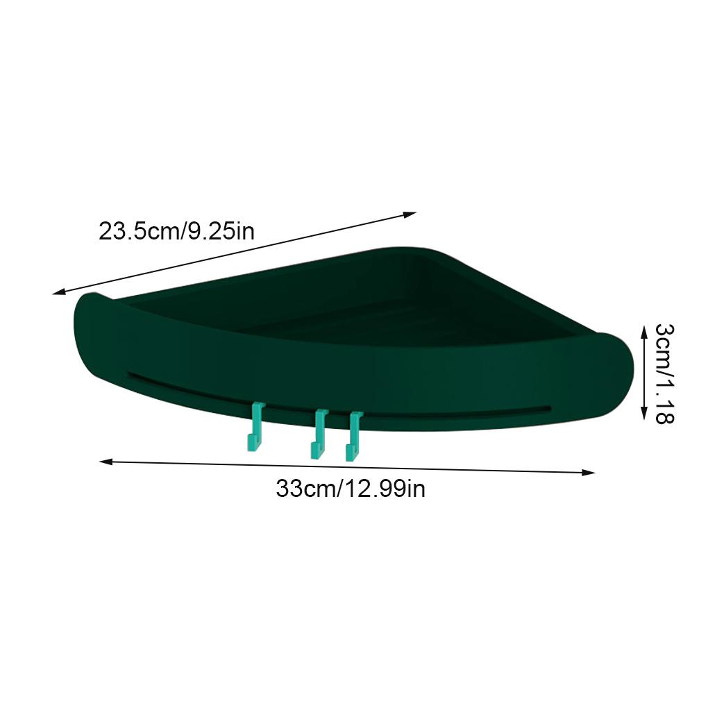 Угловая полка для слива туалета настенная пластиковая ванная комната кухня держатель для хранения