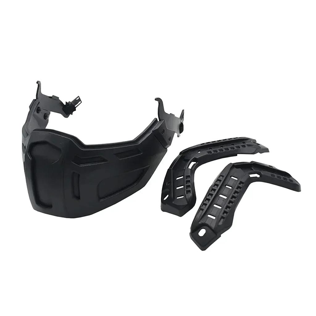 Тактический шлем FAST, полумаска для лица, регулируемый шлем, откидные очки, охотничий шлем для страйкбола, CS, пейнтбола, аксессуары для шлема, снаряжение