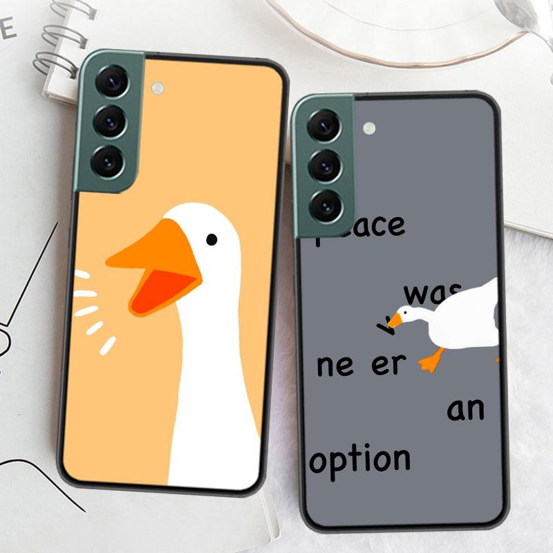 Чехол Flying Duck для телефона Samsung Galaxy S20 FE S21 Plus S22 S23 S24 Ultra S10 S10E S9 S8 S7 Edge, силиконовый мягкий чехол Fun