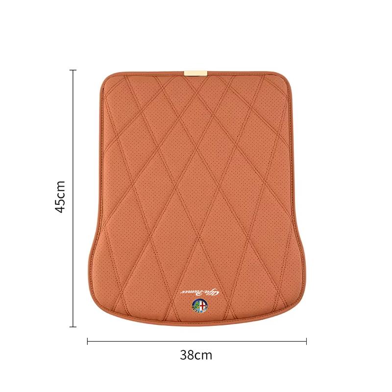 For Alfa Romeo Car Seat Cover Front Rear Cushion Protector Pad Accessories For Alfa Romeo Giulia Stelvio Giulietta 156 159 147 M tkj852