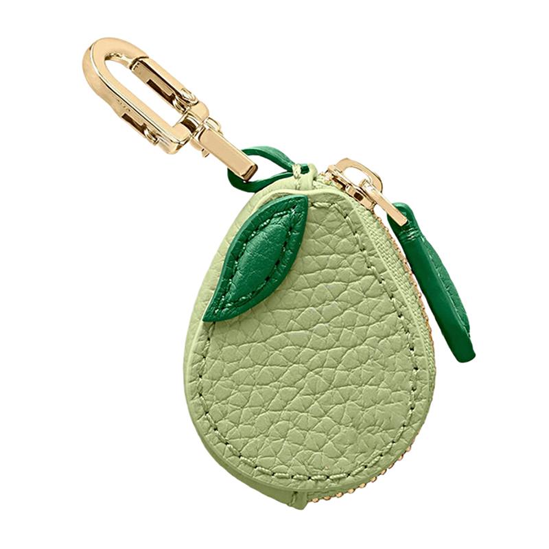 1 шт. Сумка для наушников, кулон в форме фрукта, подходит для защитного чехла Airtag, креативная сумка-орнамент из искусственной кожи, разные формы