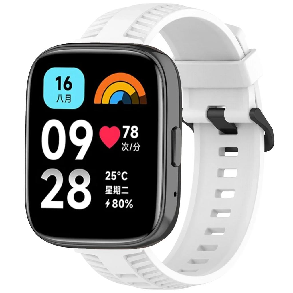 Силиконовый ремешок для Xiaomi Redmi Watch 3 Active/Lite Спортивный браслет для Redmi Watch 5 Active 22 мм Ремешок Браслет Аксессуары