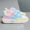 SpeedyWomenSneakers White Pink Tennis Lovely Girl Casual Shoes Female Student Blue Low Top Platform Flats Ladies Vulcanize Shoes