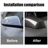 Car Accessories for Tesla Model 3 2017-2022 ABS Side Mirror Cover Rearview Mirror Cover Cap Replacement Carbon Fiber