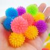 10Pcs Cat Toys Stretch Plush Ball Toy Ball Colorful Interactive Spiky Chew Toy
