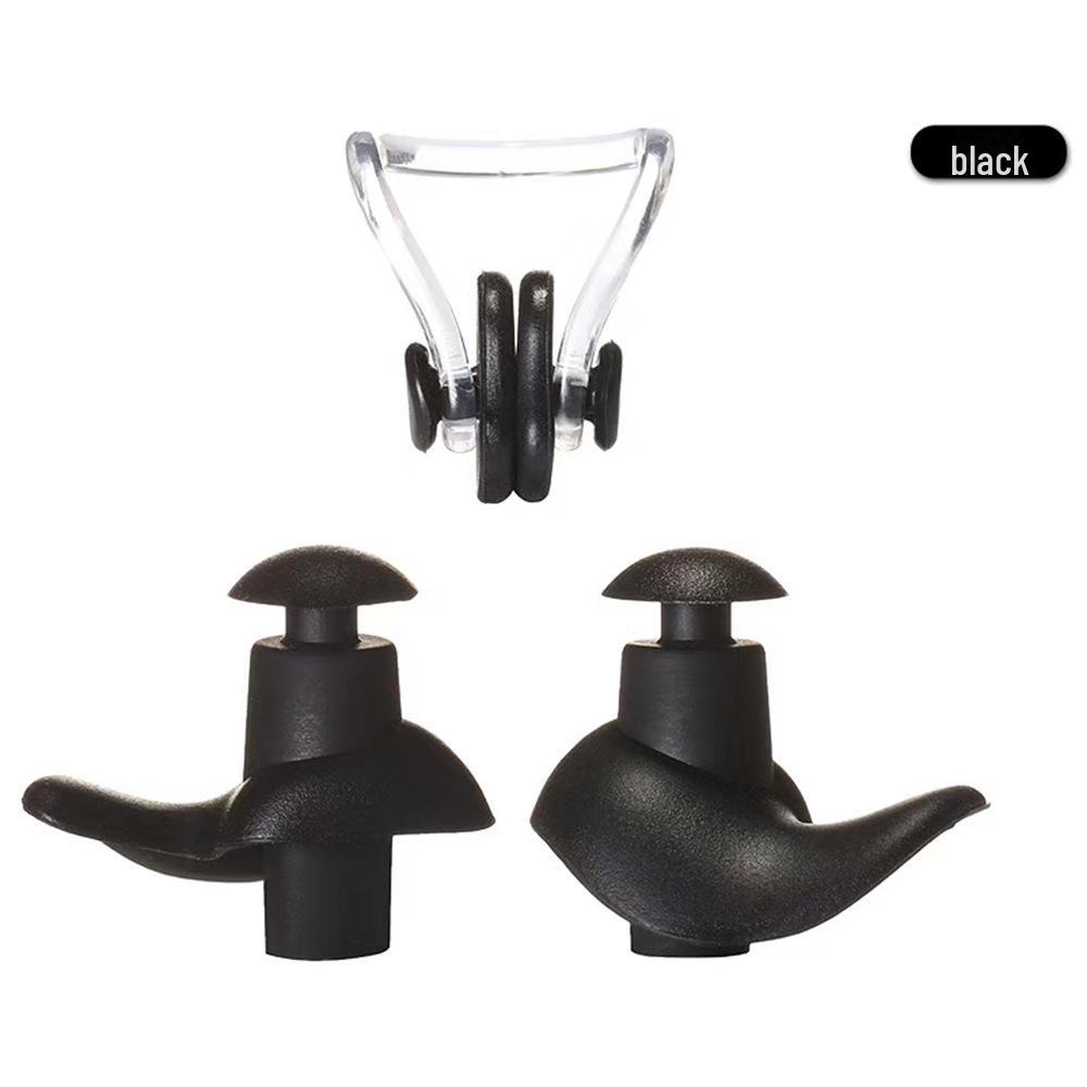 Профессиональный комплект зажимов для носа и силиконовых берушей для плавания для взрослых и детей - водонепроницаемый и пыленепроницаемый