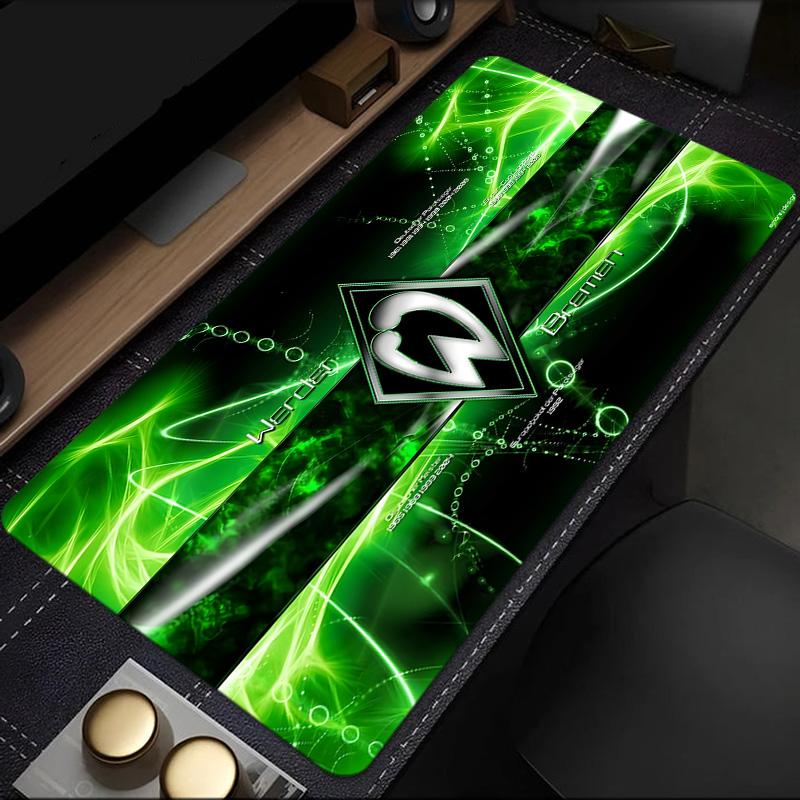Green Bremen Pattern Mouse Pad, Rubber Base, Mouse Pad for Gamers and Office Use, Gaming Desk , Easy To Clean Mat Christmas fan gifts