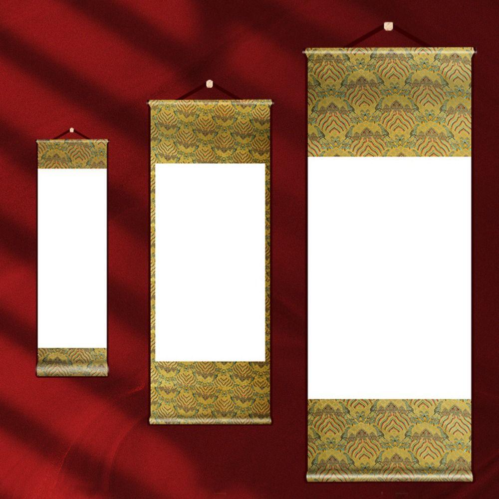 Painting Drawing Paper Vintage Rice Paper Scroll Calligraphy Paintings Mounting Scroll Artist