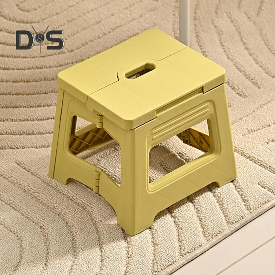 Складная скамейка, многофункциональная подставка для ног для малышей и пожилых людей, переносной пластиковый табурет с ручкой, уличный табурет для рыбалки