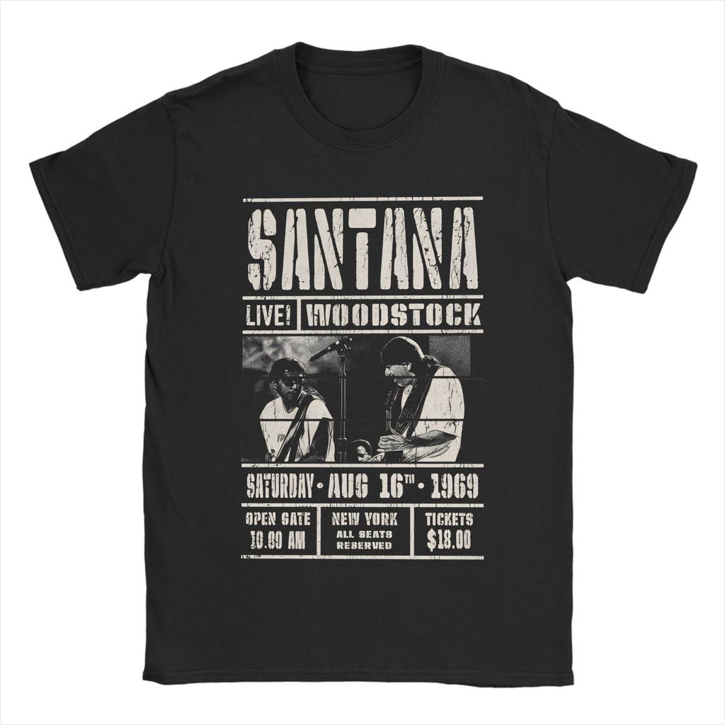 Унисекс Женская Футболка с Графическим Принтом Santana Oneness рок-группа Хлопок 100% Футболки Одежда
