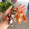 KalaCase Tom and Jerry Keychain, Creative Anime Keychain, Smart Comic Style, Stylish and Simple, School Bag Decoration, Style 1