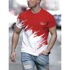Men's T Shirt Short Sleeve Crew Neck Casual Outdoor Pullover T Shirt For Men Streetwear Sportshirt Top Tees Oversized Clothing