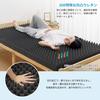 HOMFINE High-Resilience Mattress, Single, Tri-Fold, Extra Thick 10cm, 20D, Foldable, High-Resilience Bed Mattress, Textured Surface, Pressure Dispersi