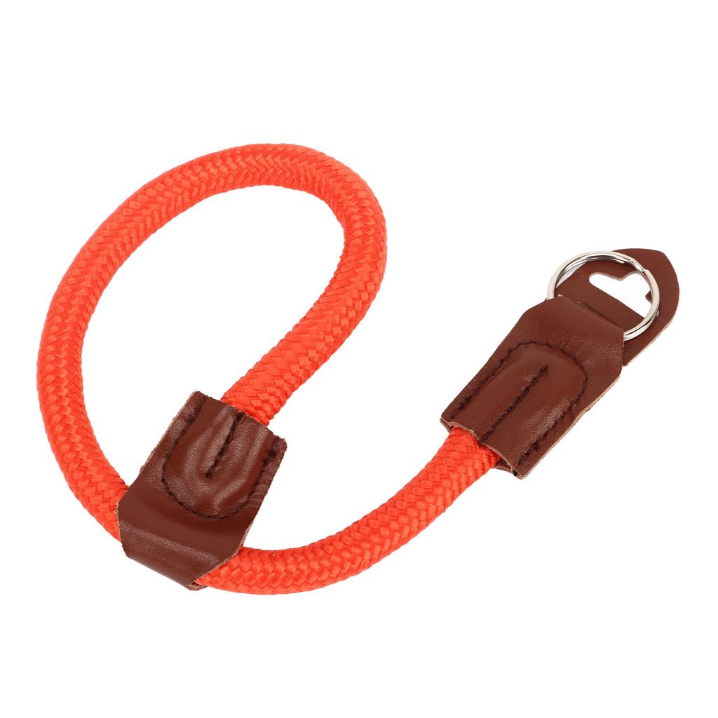 Camera Wrist Strap Round Rope Quick Release Camera Hand Strap for DSLR SLR Mirrorless Orange