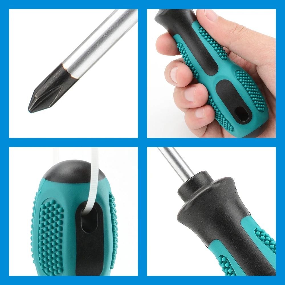 Strong Magnetic Tips Manual Screwdriver Set Slotted Screwdriver Kit  Household Maintenance