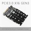 JiaYi U.2 to PCIe 3.0 x4 Adapter Card with SFF-8639 Dual SATA SSD Interface