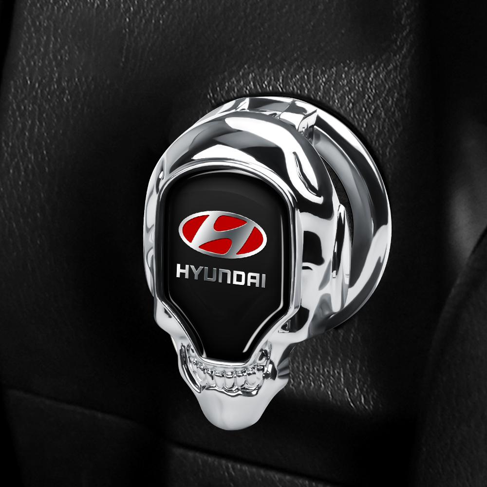 Car Engine Start Stop Button Protection Cover Sticker Auto Accessories For HYUNDAI i20 i30 Tucson i10 ix35 i40 Solaris Azera GDI YY222