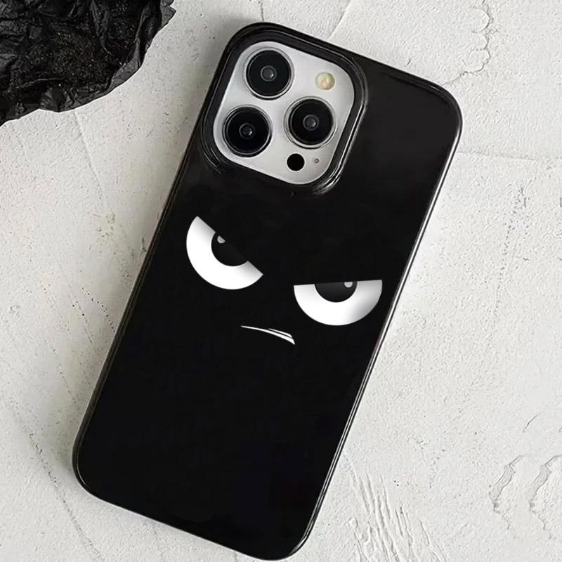 Angry Expression Pattern Phone Case For iPhone 17 Pro 16 15 14 Plus 13 12 11 Pro Max 16e 17e Air X XR XS Max 7 8 Plus Soft Cover