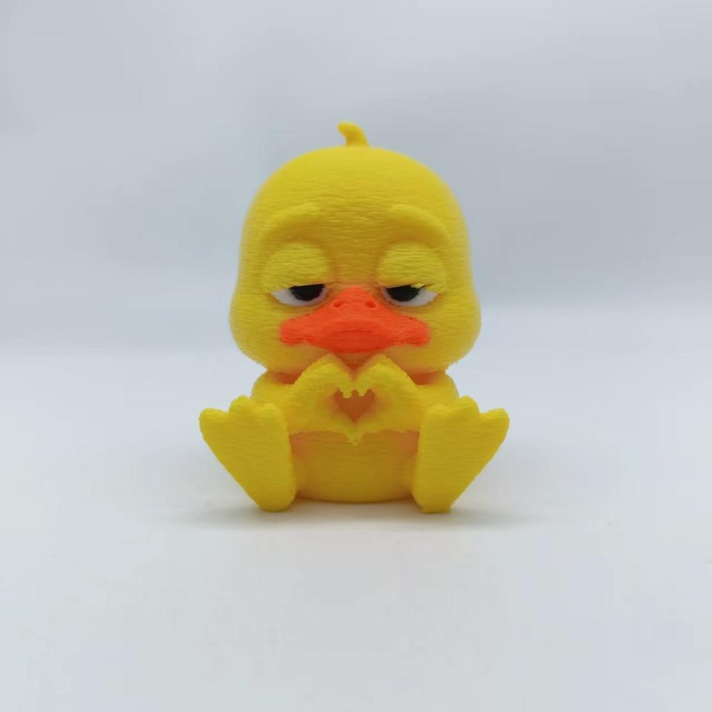 Статуэтка-украшение «Утка отдыхает, а не любит», 3D-печатная статуэтка сидящей утки, Забавная утка для домашнего декора