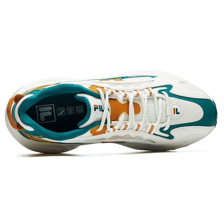 Fila Fusion Pantera Ткань Спортивные Удобные Низкие Повседневная обувь Мужские кроссовки Высокогорный Зеленый T12M121104FAS