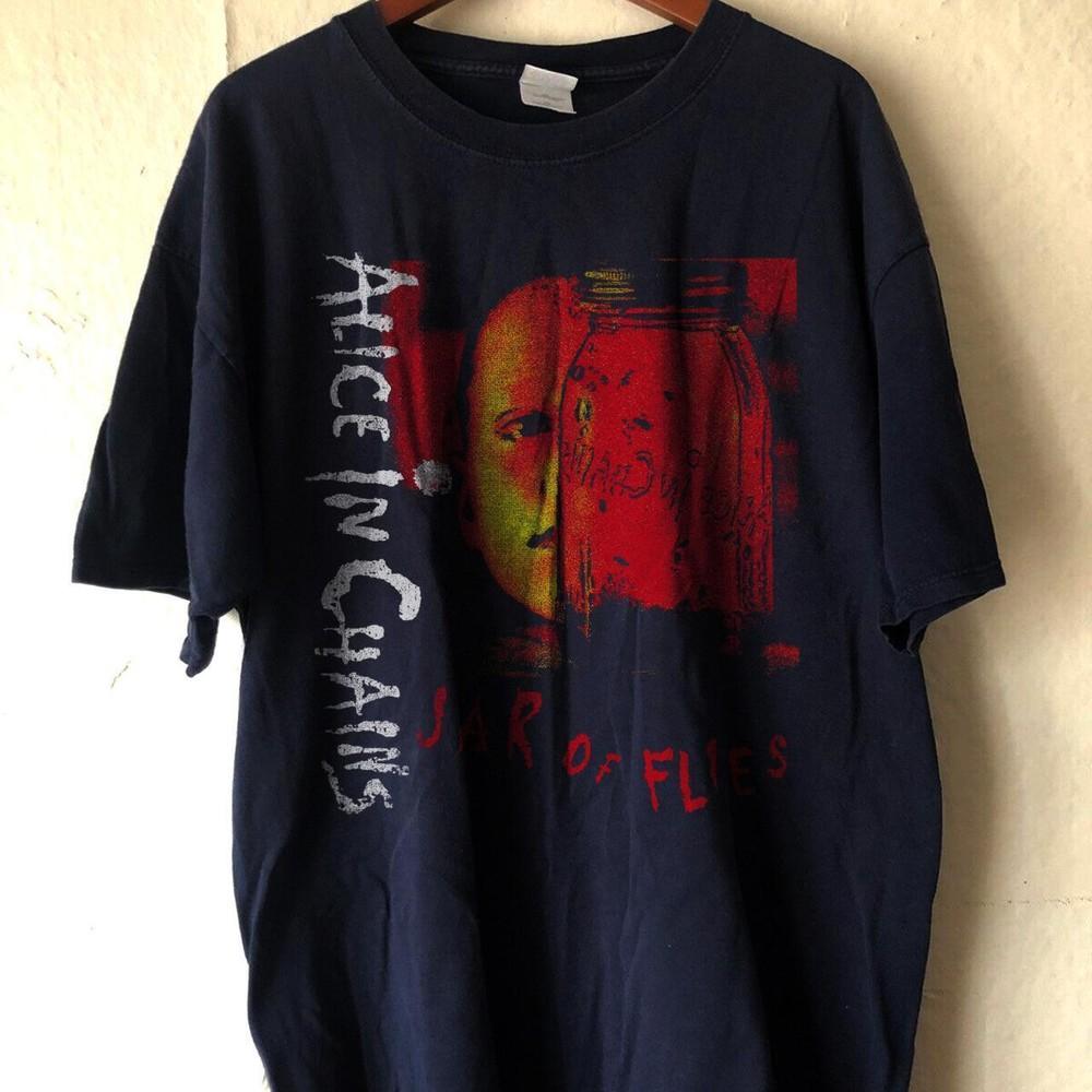 Alice in Chains Band Tshirt Black Classic Style Unisex Tshirt Reprint KH7011 Unisex T-Shirt