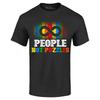 People Not Puzzles Autism Awareness T-shirt Infinity Support Shirt