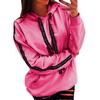 Women Plus Size Long Sleeve Solid Sweatshirt Hooded Pullover Tops Shirt