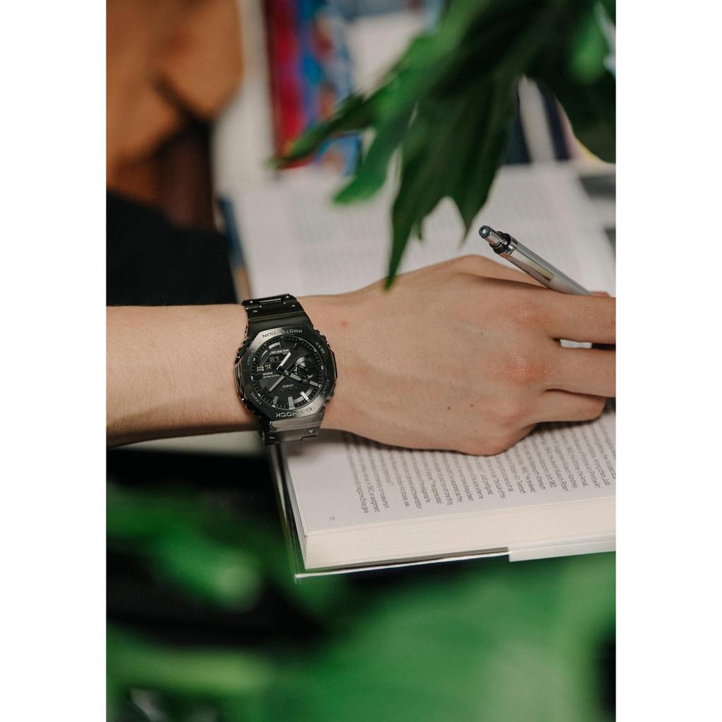 Casio Мужские часы G-Shock Full Metal Solar с Bluetooth GM-B2100BD-1AJF Black - настоящая японская модель