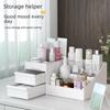 Cosmetic & Jewelry Storage Box - Desktop Organizer for Skincare, Mask, and Lipstick